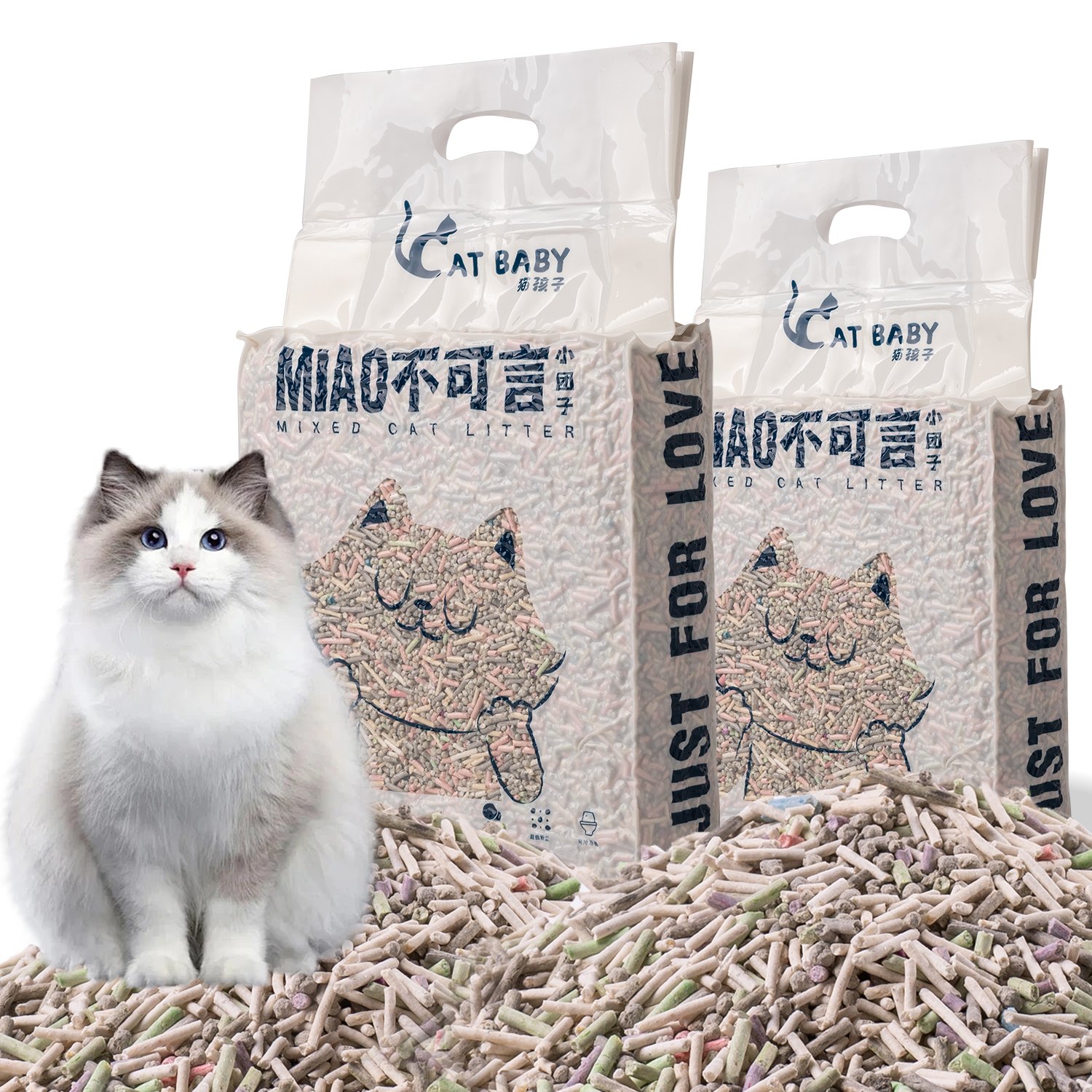products Discounted Mixed Cat litter Rainbow Fruit flavored Cat litter